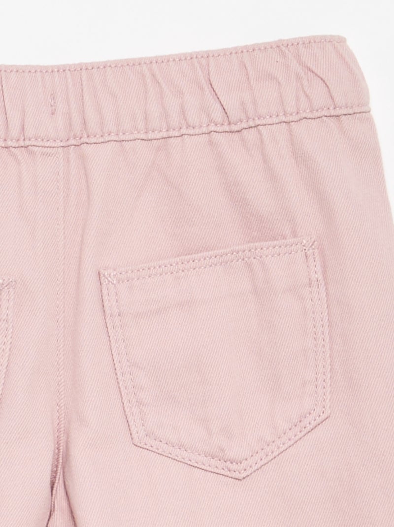 Pantalon wide leg - coupe ajustée Violet - Kiabi