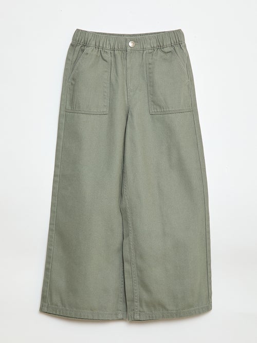 Pantalon wide leg - Coupe + confortable - Kiabi