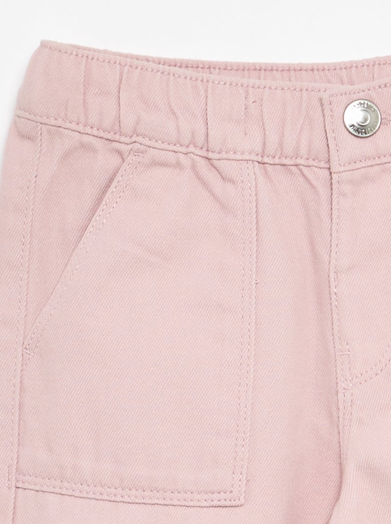 Pantalon wide leg - Size - Violet - Kiabi