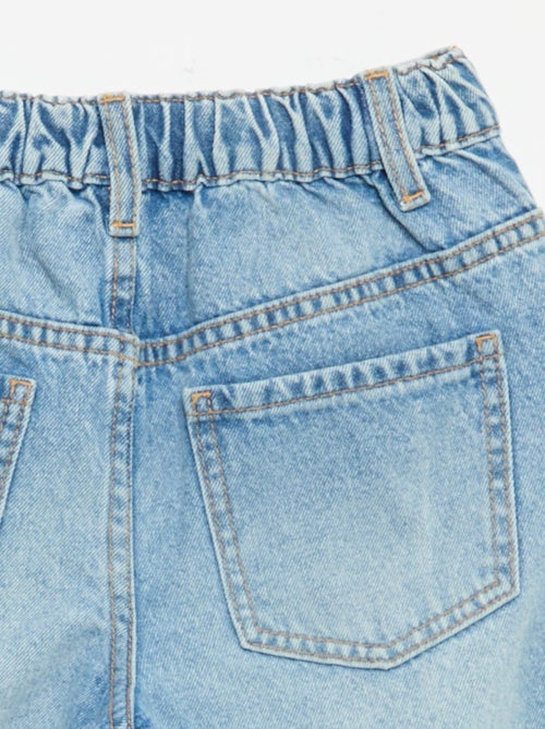 Pantalon wide leg avec broderies - Kiabi Pantalon wide leg avec broderies - Kiabi