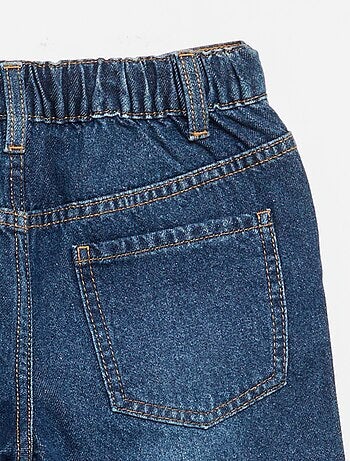 Pantalon wide leg avec broderies