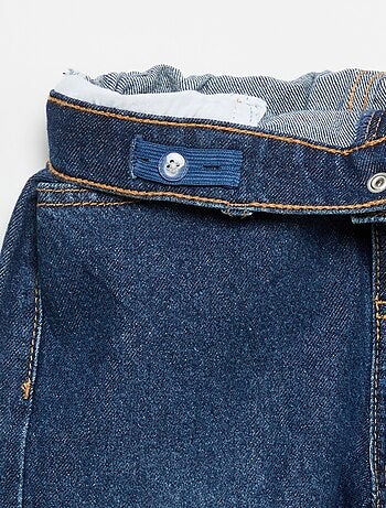 Pantalon wide leg avec broderies