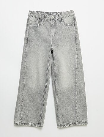 Pantalon wide leg avec broderies