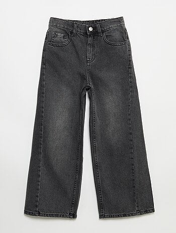 Pantalon wide leg avec broderies
