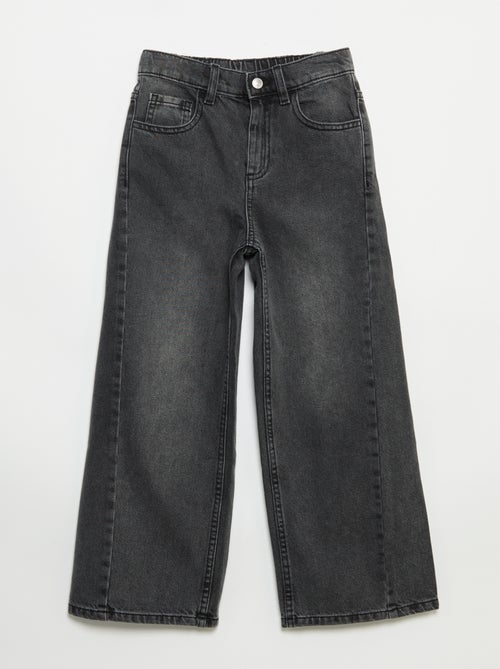 Pantalon wide leg avec broderies - Kiabi Pantalon wide leg avec broderies - Kiabi