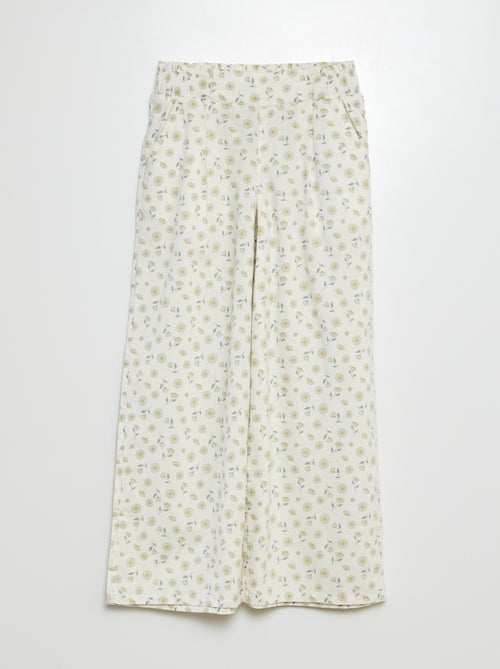 Pantalon wide leg - Kiabi