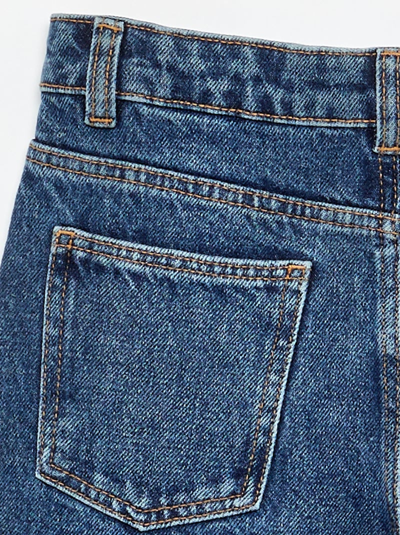 Pantalon wide leg Bleu - Kiabi