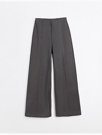 Pantalon wide leg en maille interlock, mo fashion