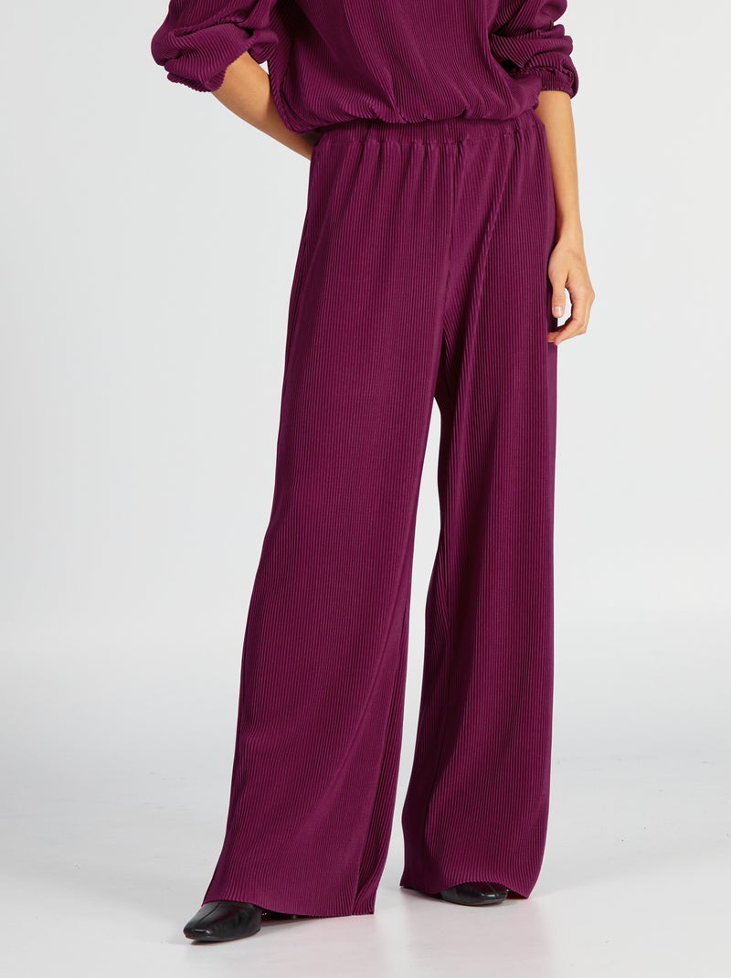 Pantalon plissé LOVELY - Rose