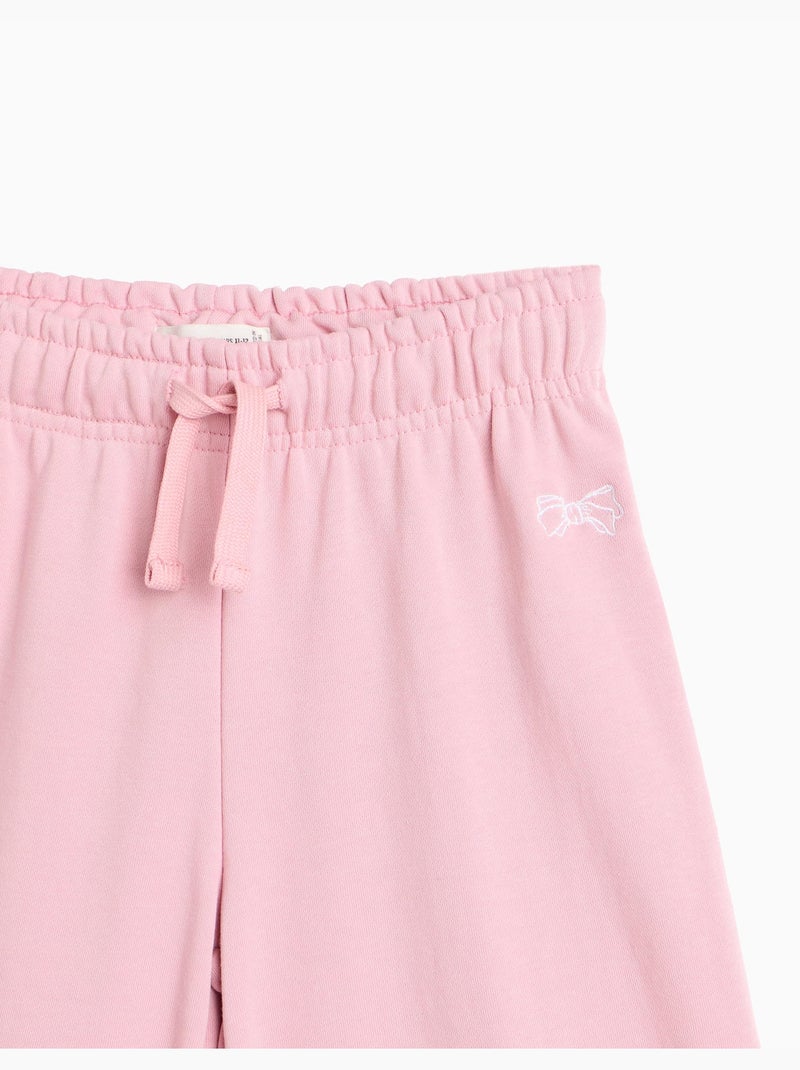 Pantalon wide leg en molleton, mo fashion Rose - Kiabi