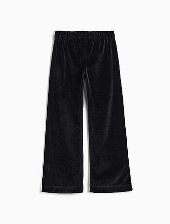 Pantalon wide leg en velours, mo fashion