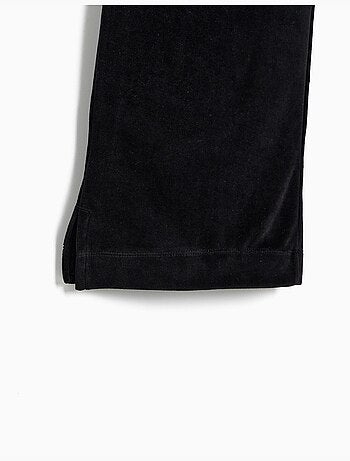 Pantalon wide leg en velours, mo fashion