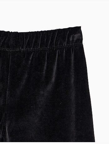 Pantalon wide leg en velours, mo fashion