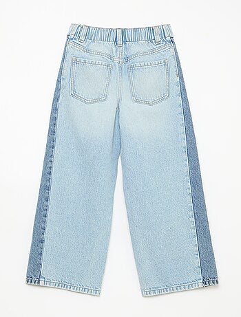 Pantalon wide leg fit / coupe large à 2 teintes