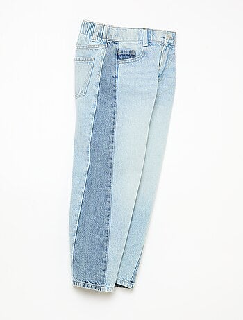 Pantalon wide leg fit / coupe large à 2 teintes