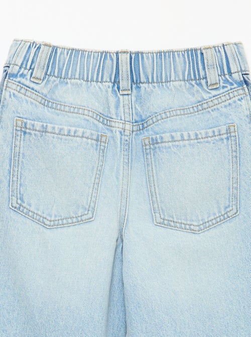 Pantalon wide leg fit / coupe large à 2 teintes - Kiabi