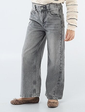 Pantalon wide leg fit / coupe large à 2 teintes