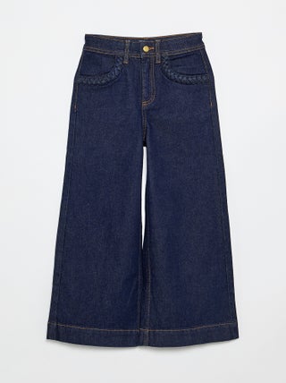 Pantalon wide leg fit / coupe large