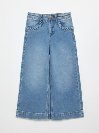 Pantalon wide leg fit / coupe large