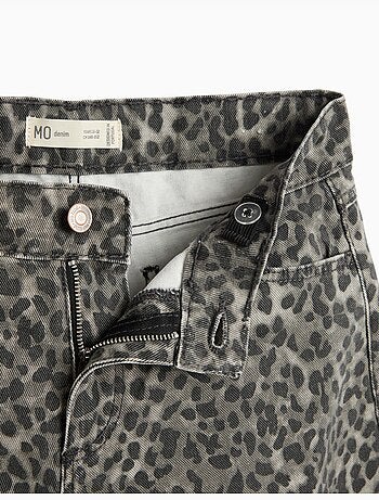 Pantalon wide leg imprimé animal, MO Fashion