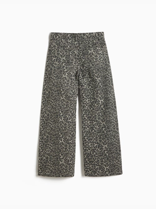 Pantalon wide leg imprimé animal, MO Fashion - Kiabi
