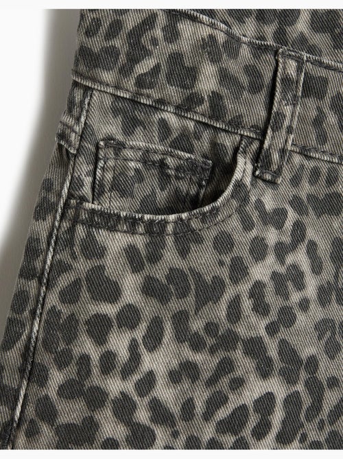 Pantalon wide leg imprimé animal, MO Fashion - Kiabi