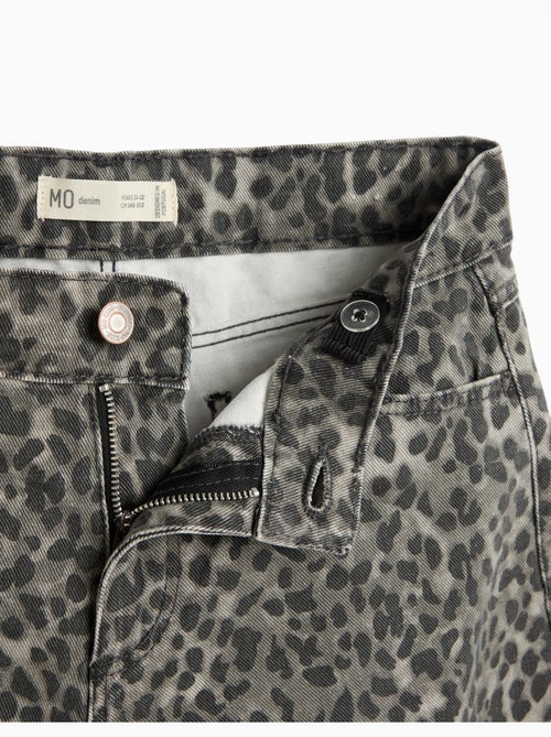 Pantalon wide leg imprimé animal, MO Fashion - Kiabi