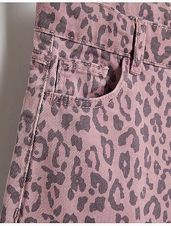 Pantalon wide leg imprimé animal, MO Fashion