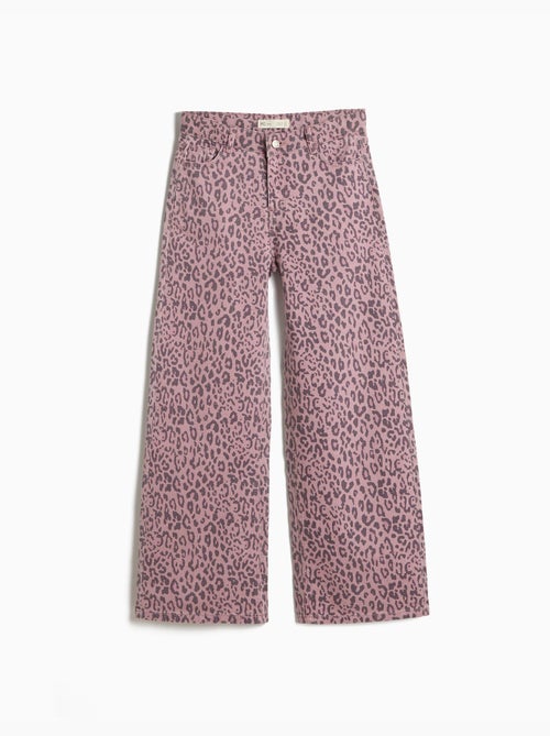 Pantalon wide leg imprimé animal, MO Fashion - Kiabi