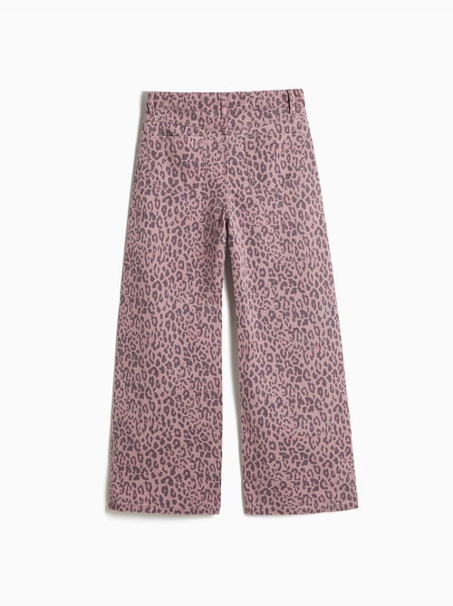 Pantalon wide leg imprimé animal, MO Fashion - Kiabi