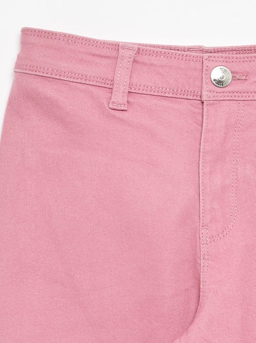 Pantalon wide leg sans poches devant - Kiabi