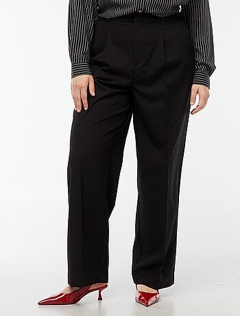 Pantalon wide leg taille haute