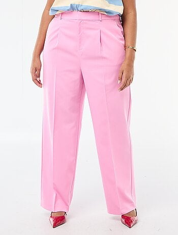 Pantalon wide leg taille haute