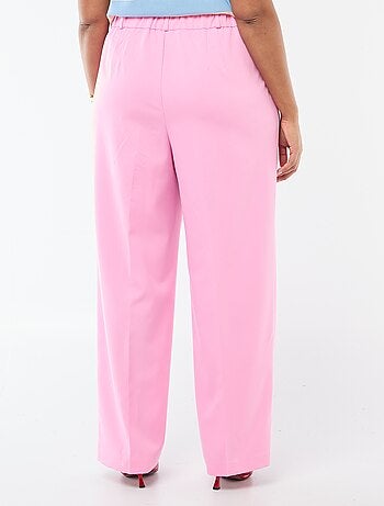 Pantalon wide leg taille haute