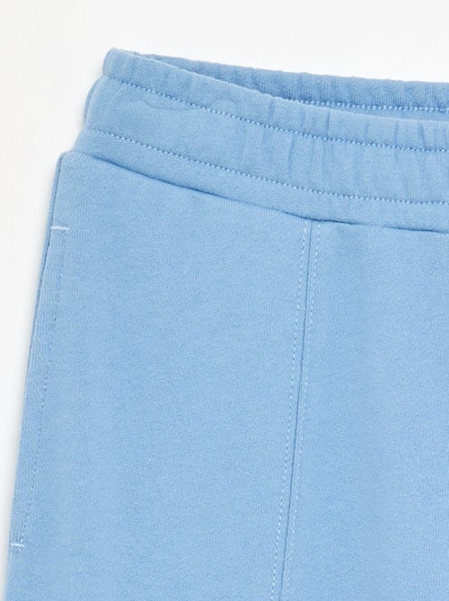Pantalon wide leg uni - Kiabi