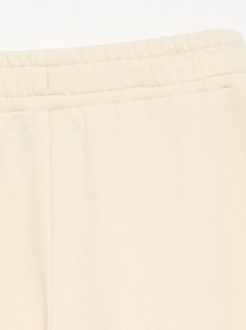 Pantalon wide leg uni - Kiabi