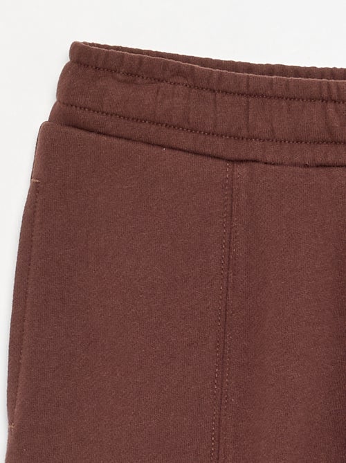 Pantalon wide leg uni - Kiabi