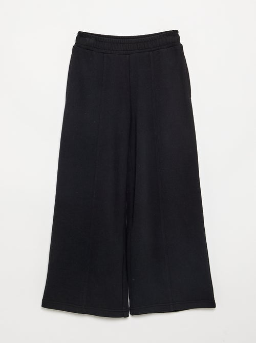 Pantalon wide leg uni - Kiabi Pantalon wide leg uni - Kiabi