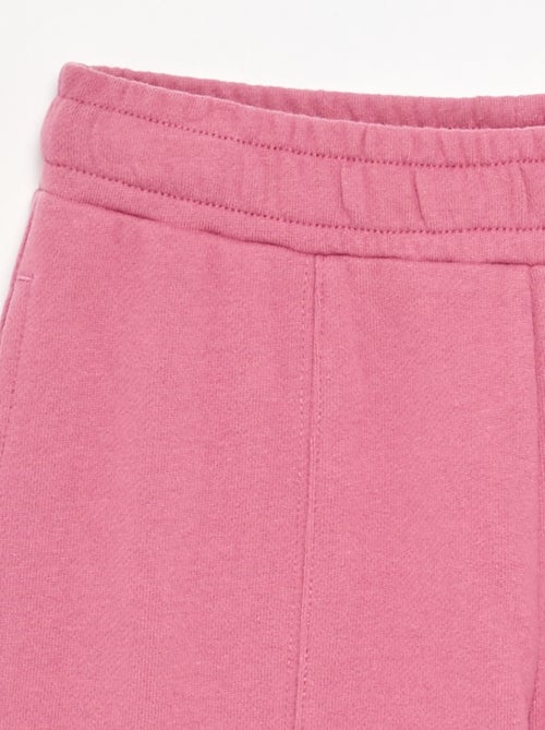 Pantalon wide leg uni - Kiabi