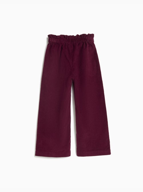 Pantalons en culotte en velours côtelé, mo fashion - Kiabi