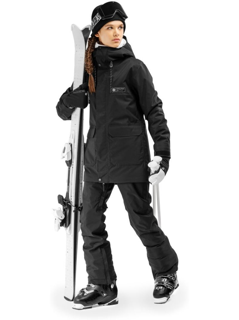 Pantalons snowboard premium femme sports d'hiver femme srx sils Noir - Kiabi
