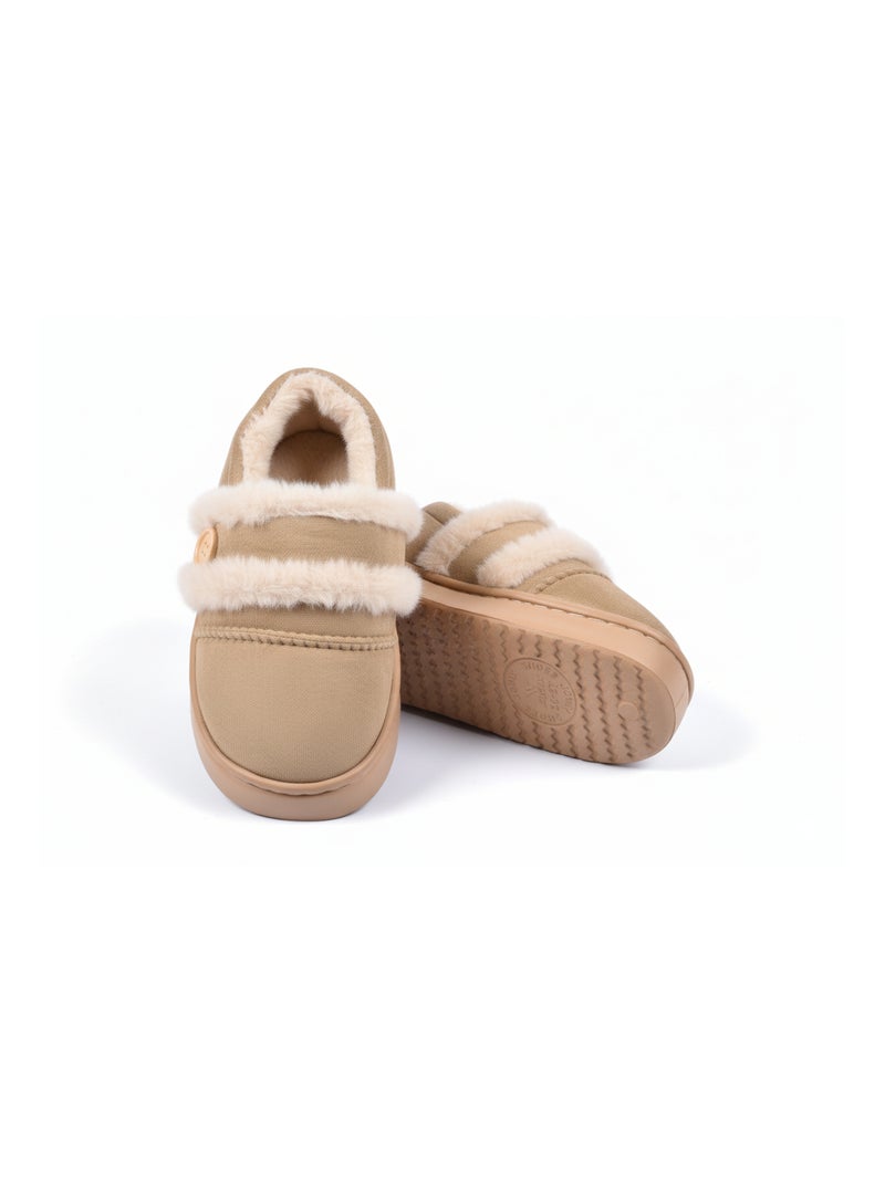 Pantoffel Charentaise dames Ultra Light MD10159 Taupe - Kiabi