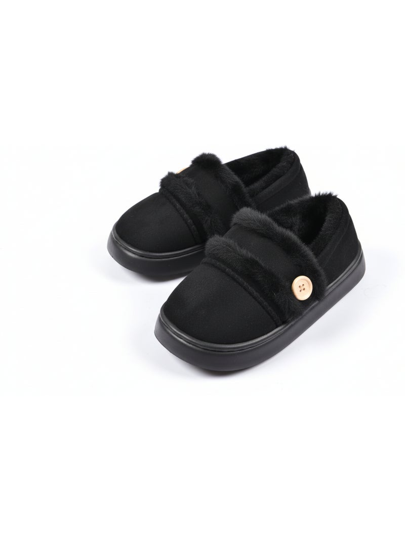 Pantoffel Charentaise dames Ultra Light MD10159 Zwart - Kiabi