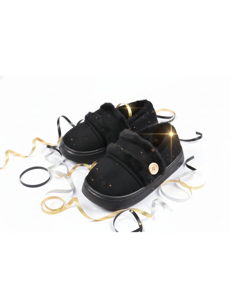 Pantoffel Charentaise dames Ultra Light MD10159 Zwart - Kiabi