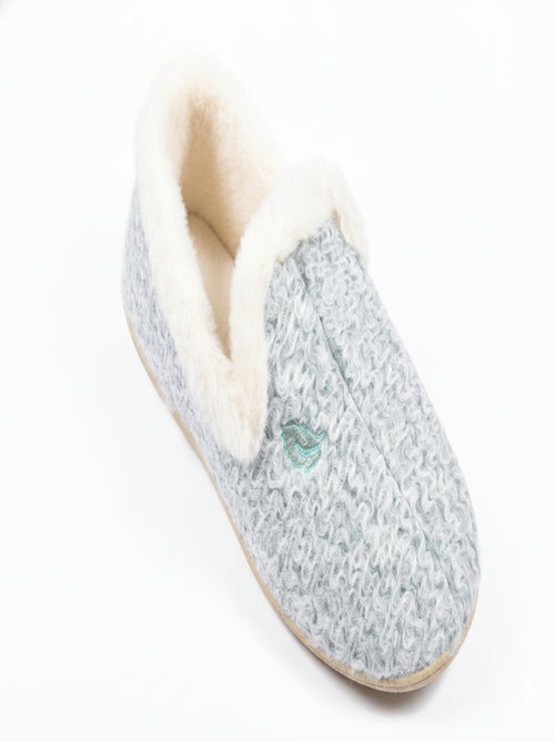 Pantoffel Charentaise dames winter - Kiabi Pantoffel Charentaise dames winter - Kiabi