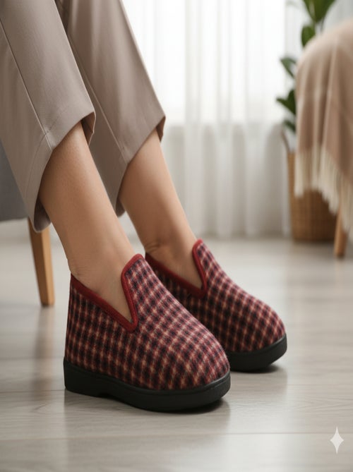 Pantoffel Charentaise dames winter - Kiabi Pantoffel Charentaise dames winter - Kiabi