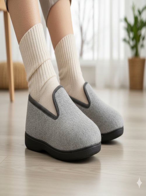 Pantoffel Charentaise dames winter - Kiabi Pantoffel Charentaise dames winter - Kiabi