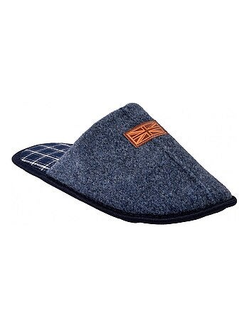 Pantoffel heren suedine