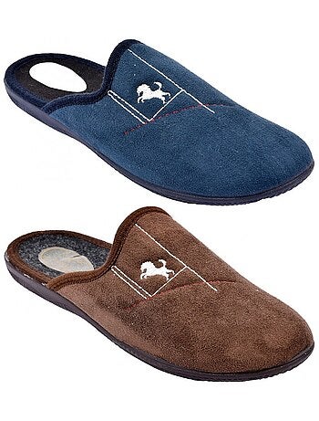 Pantoffel heren suëdine premium