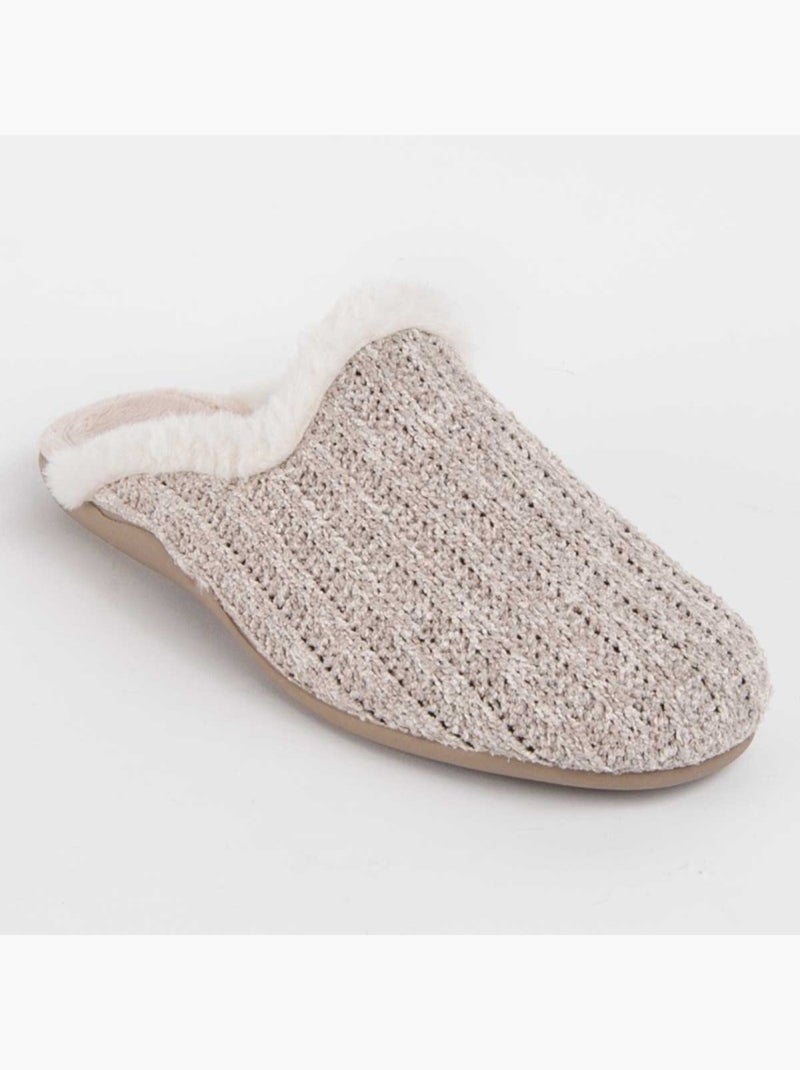Pantoffel Textiel Montevita Beige - Kiabi